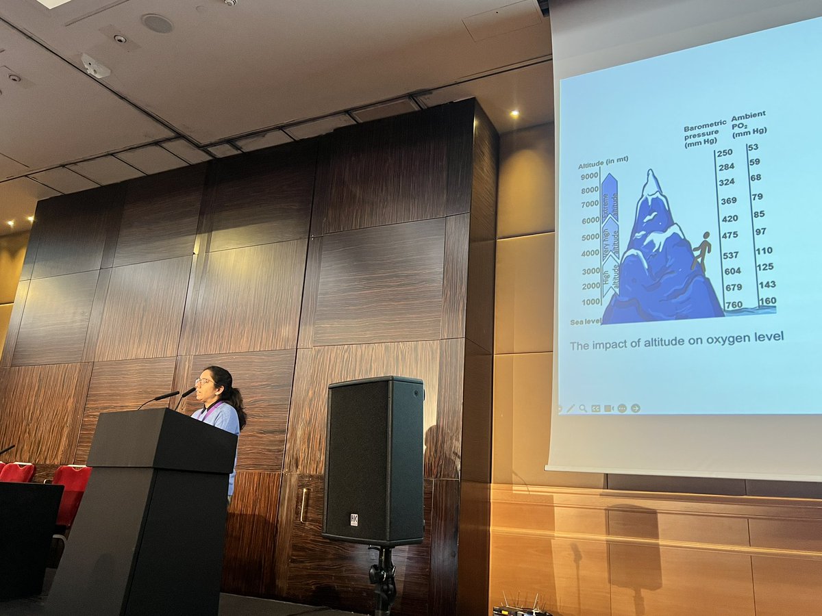 Aastha Mishra has kicked off the afternoon sessions with a talk on cell free DNA concentration, subtractions, integrity &amp; complete size profile in high altitude pulmonary edema, representing the High Altitude Task Force #PVRI2024