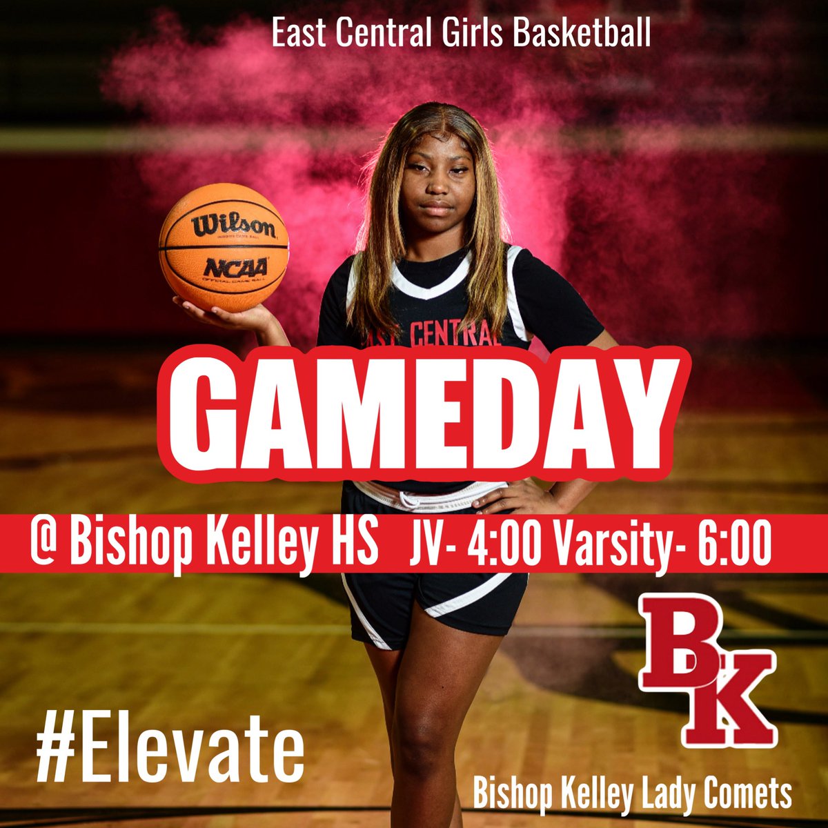 Another Day, Another GAMEDAY!!! Let’s go.❤️❤️🤍🤍 Headed to Bishop Kelley tonight to play the Lady Comets 

Come show some support 🤍❤️🤍🏀
#Elevate