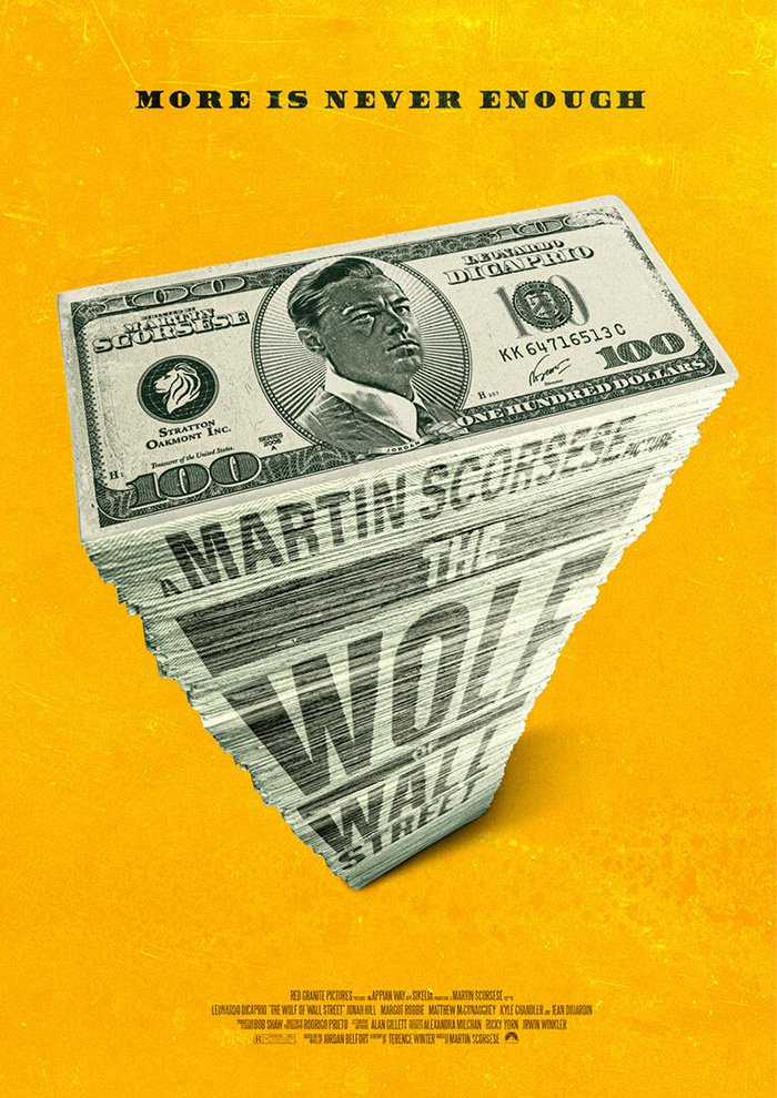 Great poster for The Wolf of Wall Street by Alan Gillett 

#TheWolfofWallStreet