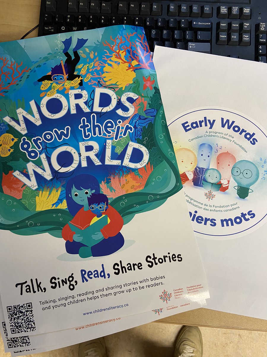This is mail I can really get excited about! I can’t wait to start the @CanLiteracy #earlywords program in the @UnityHealthTO pediatric clinic and NICU #qualitycareforall #countdowntobookarrival