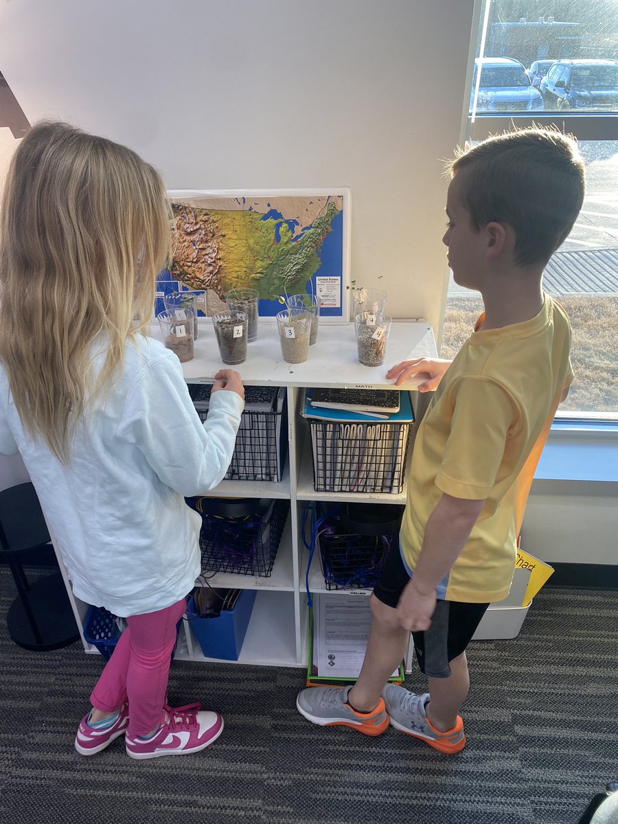 Checking out properties of soil. Which soil supports plant life the best?! <a href="/RockElemC_I/">Rockwall ISD Elementary Schools</a> <a href="/hammelem/">Sherry & Paul Hamm Elementary</a> #hammfam #science