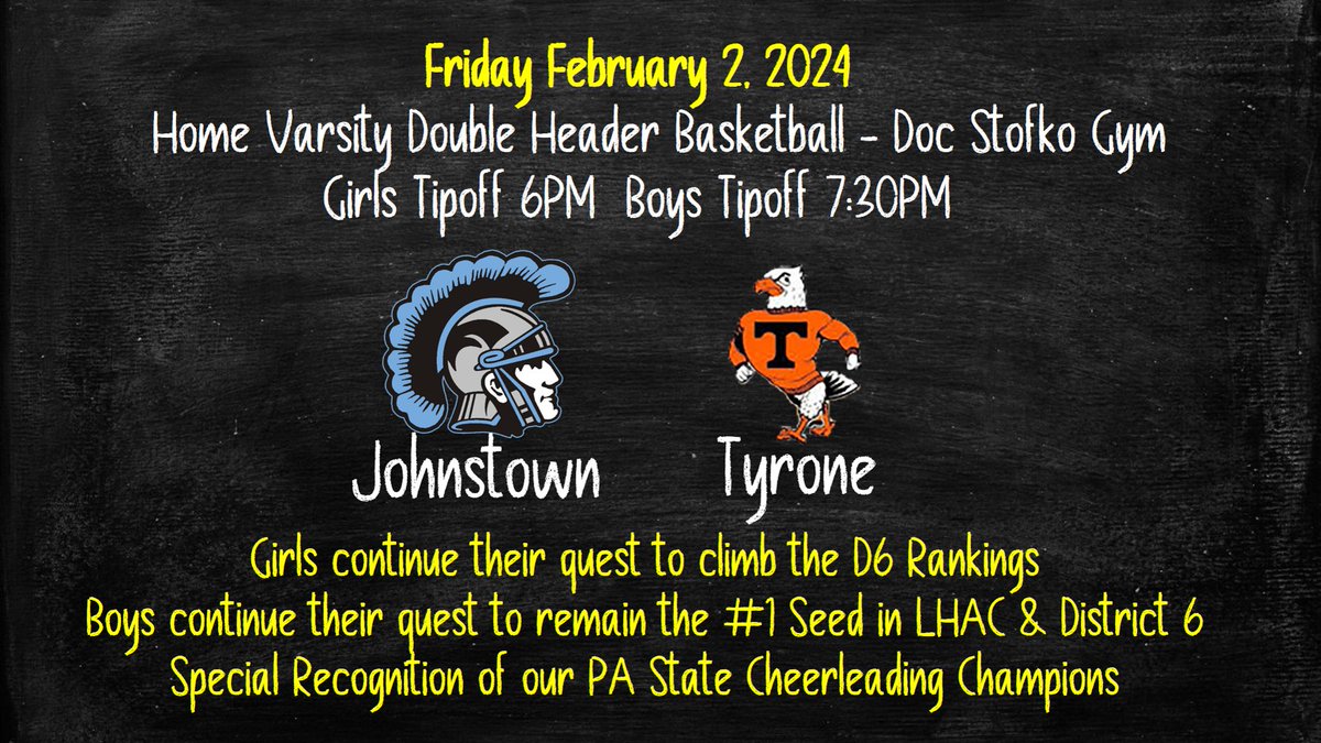 GJSDAthletics's tweet photo. @GJSDnews @trojanshoops @JohnstownCheer https://t.co/hCs3fEdWRN