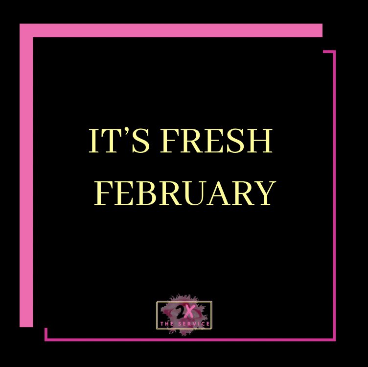 It’s Fresh February … Start Now What You Were Not Able To In January 💪🏾

We Know The New Year Came In Quick But February Is Our Reset To Begin The Things We Want To Accomplish. 

Set Out Your 29 Day Plan NOW &amp; If There’s Anyway Way We Can Help, We Are Here Too! 
 #2timespr