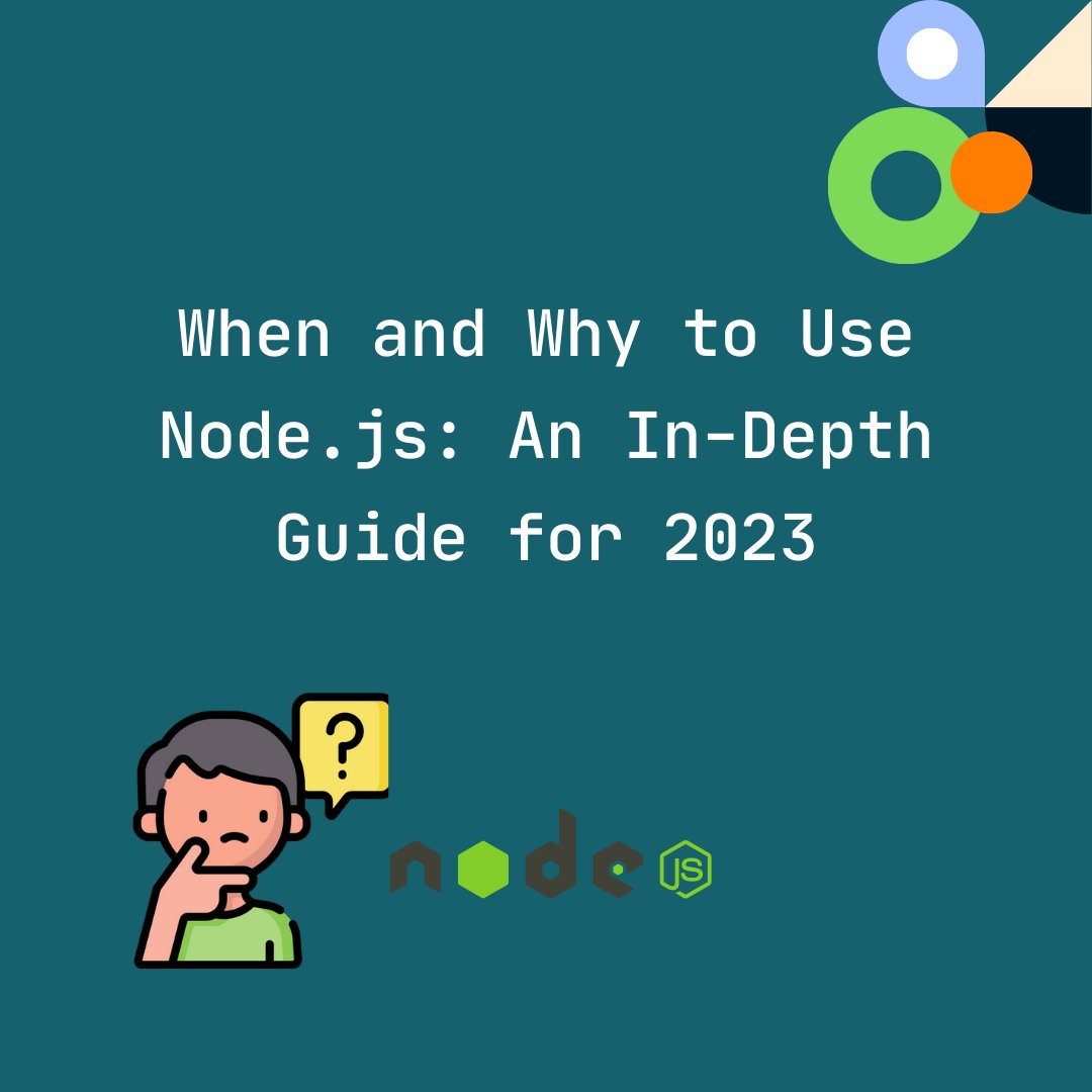 thehashcode's tweet image. When and Why to Use Node.js An In-Depth Guide for 2023
thehashcode.com/nodejs/when-an…
#thehashcode #nodejs #javascript #programming #reactjs #html #css