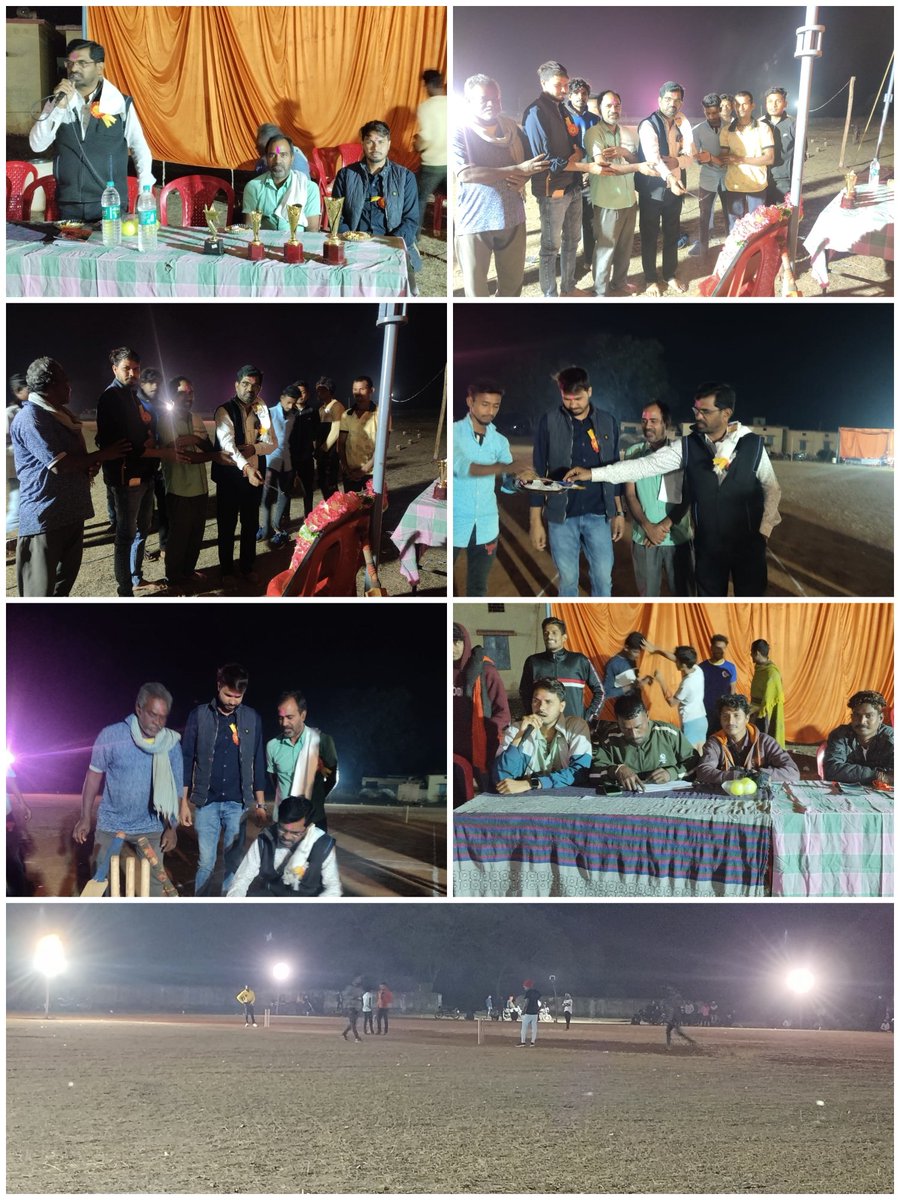 Devendr39947433's tweet photo. *आज अपने गृह ग्राम सुरेगांव मे युवा साथियों के द्वारा आयोजित रात्रिकालीन प्लास्टिक बाल क्रिकेट प्रतियोगिता का शुभारंभ किया गया।जिसमे अतिथि में रूप में सम्मिलित हुवा।*

खेल खिलाड़ी जिंदाबाद 🏏 https://t.co/EUeAVGI8MP