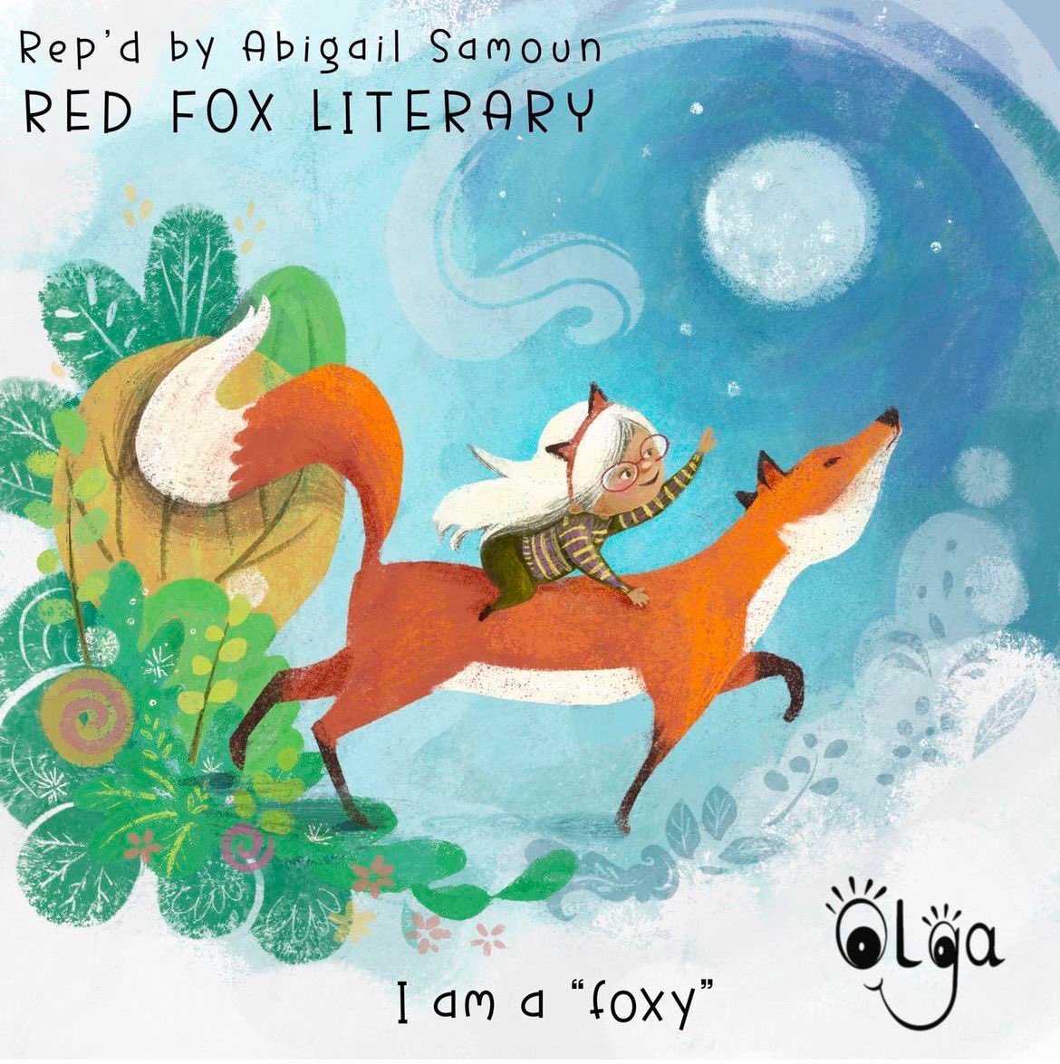 I am running with the foxes!  I am rep’d by Abigail Samoun @RedFoxLiterary 
#kidlitart #KidLitArtPostcard #kidlit #scbwi #illustration