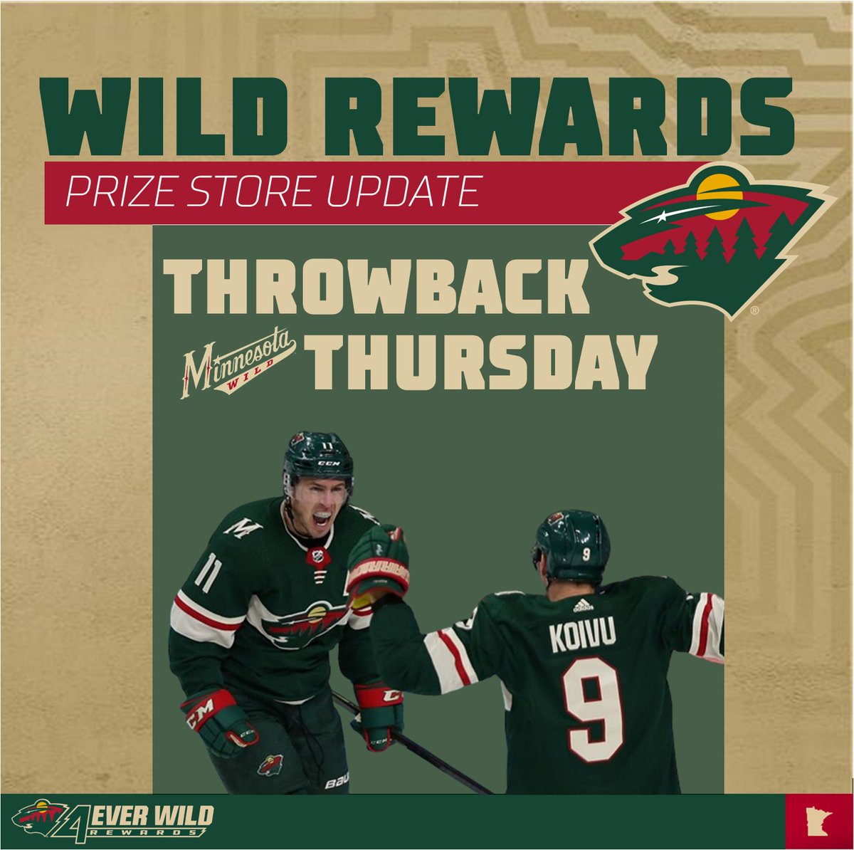 mnwildstm's tweet photo. 🚨Rewards Prize Store Update🚨
Enjoy your walk down memory lane with the Throwback Thursday Series in 4Ever Wild Rewards. These items are signed by former Wild players and are available via sweepstakes and auctions. https://t.co/9KNd0cZGQ3