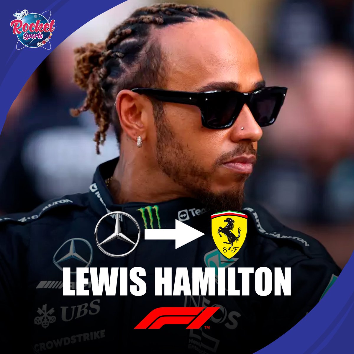 RocketSportsJC's tweet photo. ¡El bombazo del año! De acuerdo a @SkySportsF1 el piloto 7 veces campeón del mundo @LewisHamilton llegaría a @ScuderiaFerrari en 2025 para suplir a @Carlossainz55 

#F1 #Hamilton #LewisHamilton #Ferrari #ScuderiaFerrari #Formula1 https://t.co/J6S5ktGn8Z
