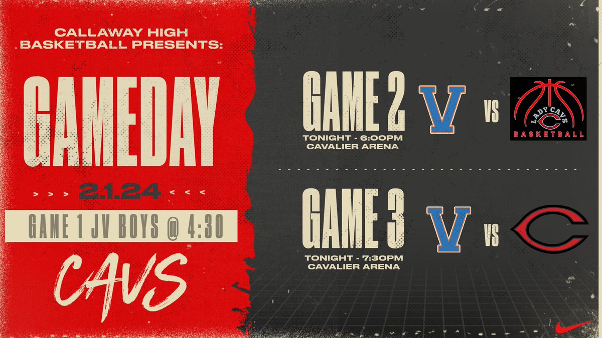 Come and cheer for Callaway tonight!