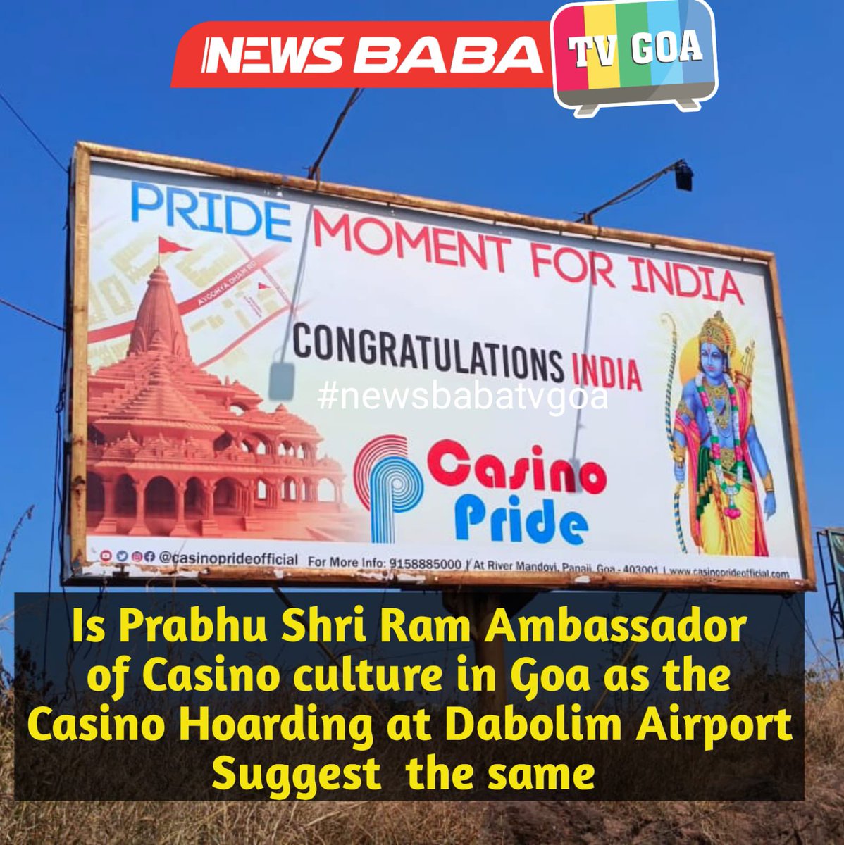 From @BJP4Goa ‘s @digambarkamat to @manoharparrikar to @DrPramodPSawant, Goa is pushed into a grip of gambling culture that spares none. Will @PMOIndia set to visit Goa soon, stop this?