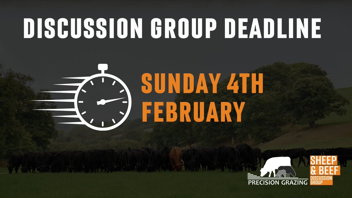 The opportunity is still open to join our Sheep &amp; Beef Discussion Groups! Be Quick Though…..
shorturl.at/fmwCW