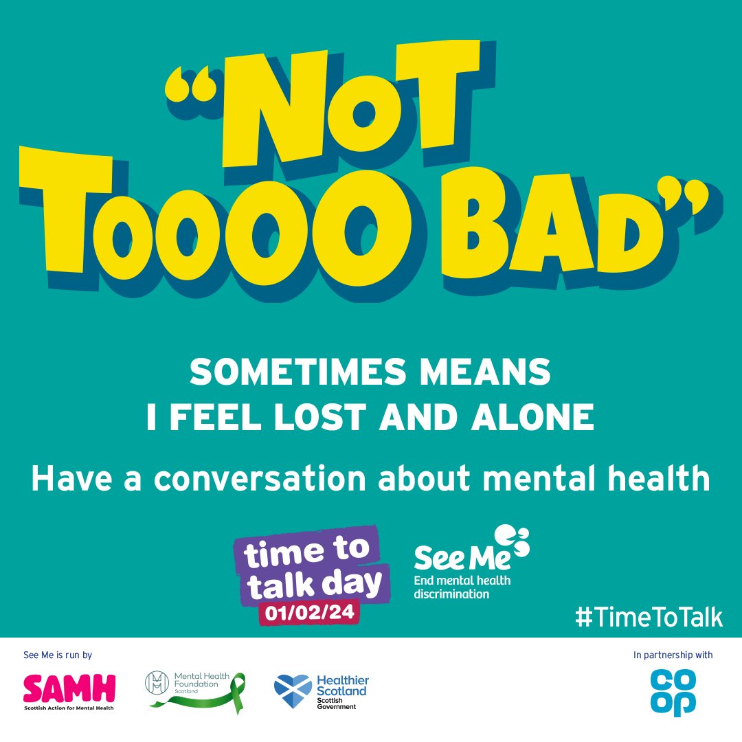 When asked how we are, we can all often answer ‘I’m fine’ when that may not be true and there is more going on!

Although it's not always easy to say how we really feel, talking openly about our mental health is so important 💬

#TimeToTalkDay