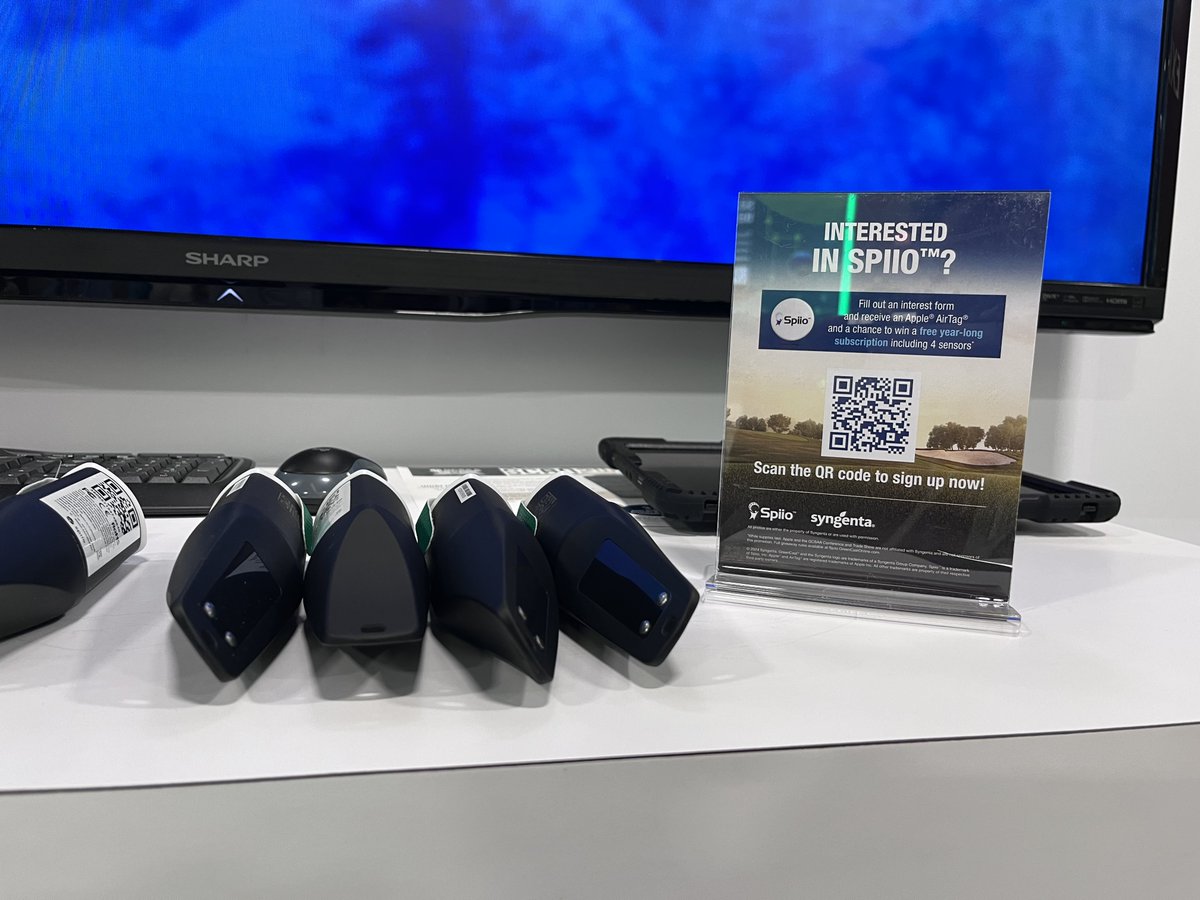 Get ready for more chances to win at the #GCSAAConference! Fill out an interest form at booth #2539 or the Golf Sustainability Showcase to receive an Apple AirTag. You’ll also be entered for a chance to win a free, year-long Spiio subscription, including 4 sensors! #SpiioData