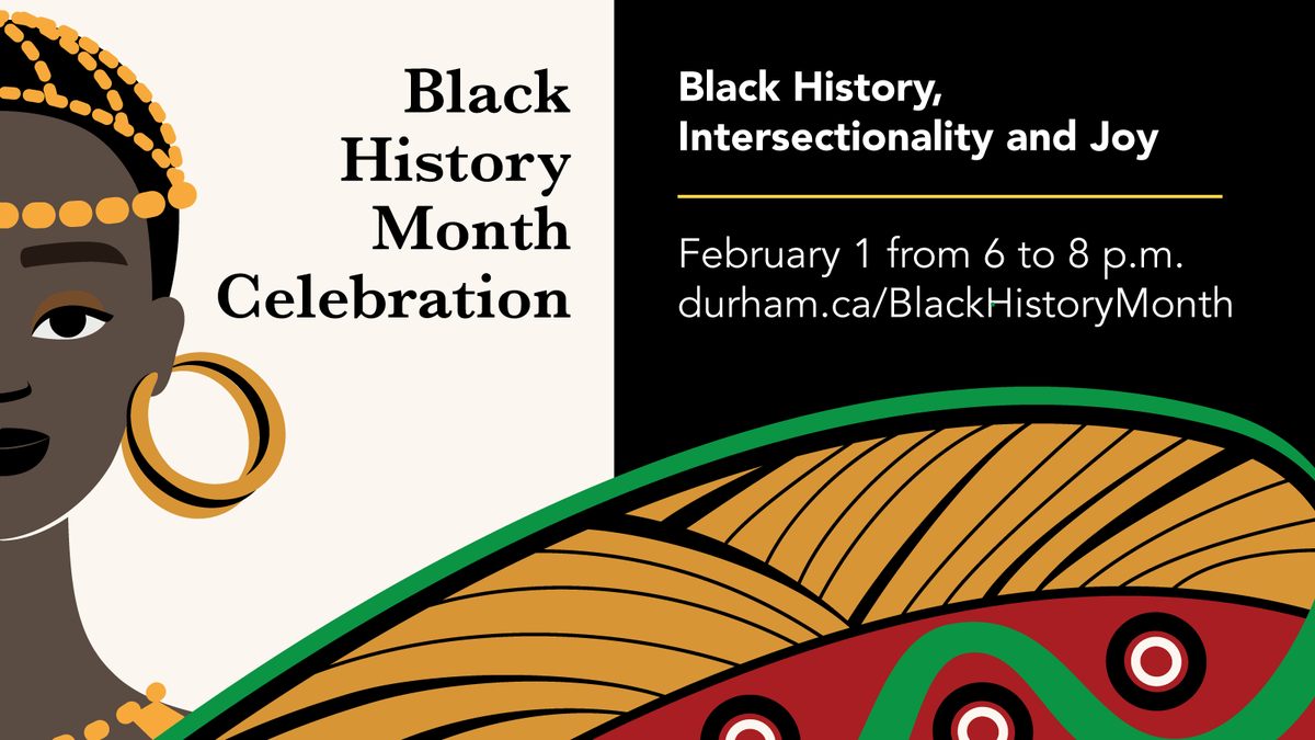LakeridgeHealth's tweet photo. We're thrilled to be participating in Durham Region’s #TogetherWeRiseDurham Black History Month celebration TONIGHT at the Chestnut Hill Developments Recreation Complex! The evening includes live music, panel presentations, refreshments, and more! https://t.co/4rRGTBjztI https://t.co/9CVdgHB2zq