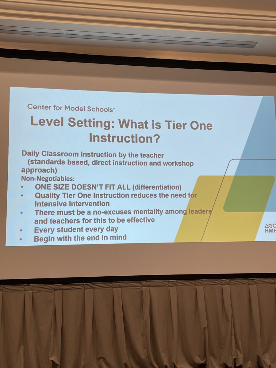 Having a great start to <a href="/ncascd/">NCASCD</a> this morning hearing about how to improve Tier 1 instruction with <a href="/chrisprice75/">Dr. Chris Price</a>! #NoBeariers