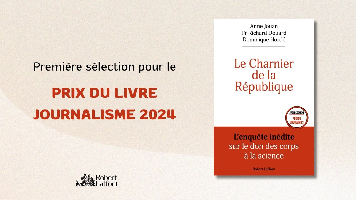 🎉📷 Félicitations à Anne Jouan, dans la première sélection du #Prixdulivrejournalisme2024 avec son livre « Le Charnier de la République », disponible en librairie ! 📷📷 #annejouan @JouanAnne1