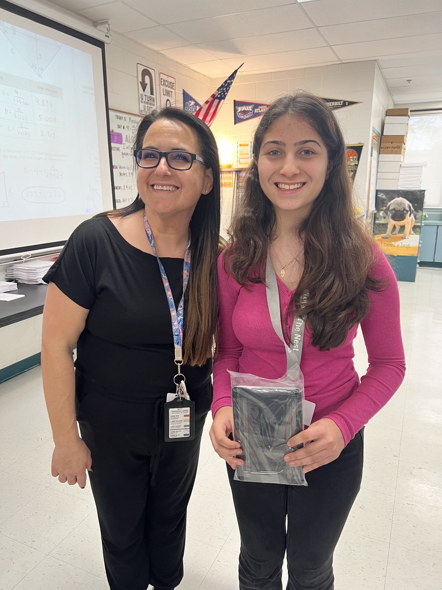 TheMathNation's tweet image. 🎉 Exciting news! 🎉 Danielle from Palm Beach County, FL, was named winner of Math Nation&apos;s FL B.E.S.T. Curriculum Geometry Student Wall and scored an iPad Mini! With 1000+ Karma Points, Danielle, is a math superhero, helping peers excel in their practices.👏 #MathNationSuccess