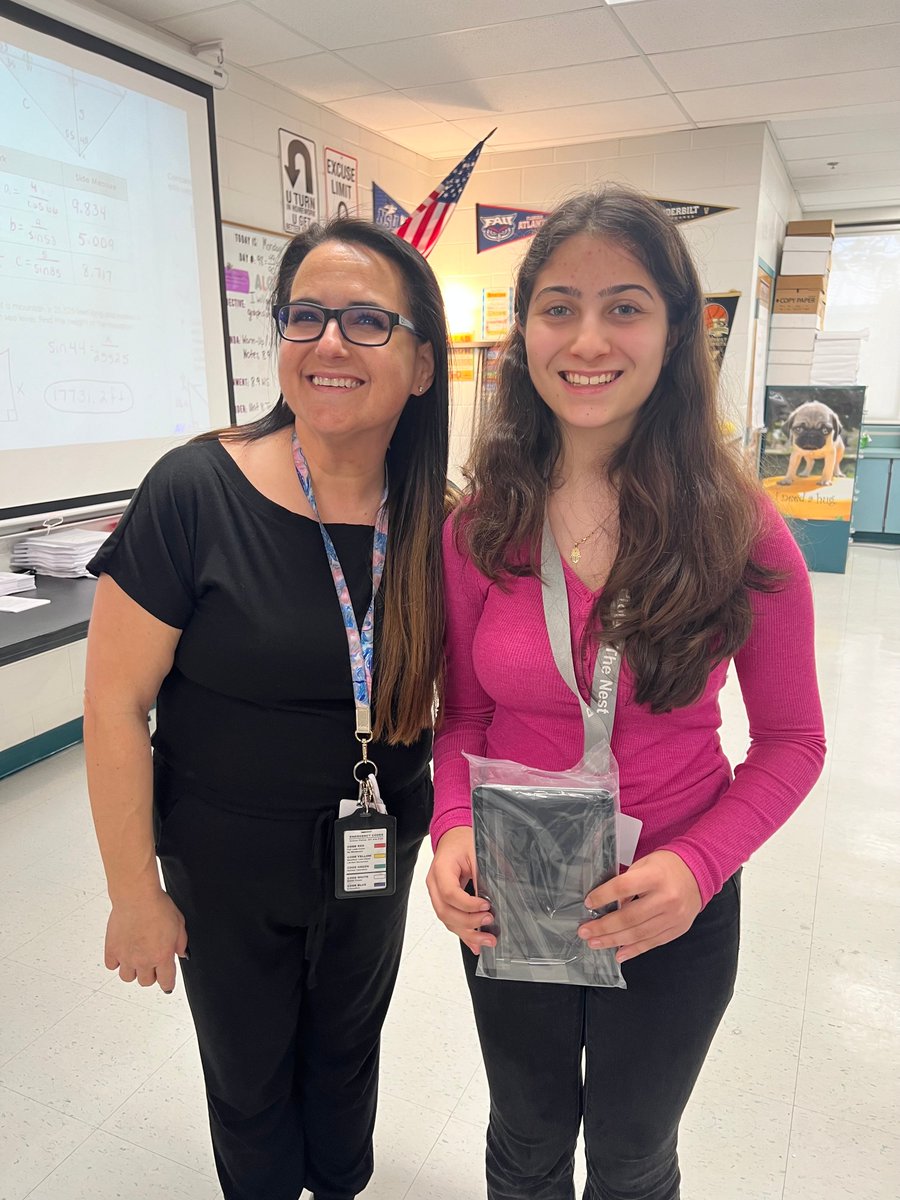 Accel_Learn_Inc's tweet image. 🎉 Exciting news! 🎉 Danielle from Palm Beach County, FL, was named winner of Math Nation&apos;s FL B.E.S.T. Curriculum Geometry Student Wall and scored an iPad Mini! With 1000+ Karma Points, Danielle, is a math superhero, helping peers excel in their practices.👏 #MathNationSuccess