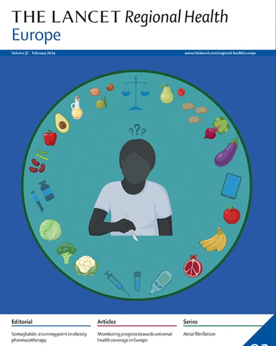 nutrition_GU's tweet photo. Spännande forskning om måttlig lågkolhydratkost vid diabetes typ 1 har idag tryckts i The Lancet Regional Health Europe. Extra roligt när omslagsbilden för tidskriftsrumret är skapat av dietist och doktorand Sofia Sterner Isaksson som också är förstaförfattare till artikeln. https://t.co/z157uDkkTl