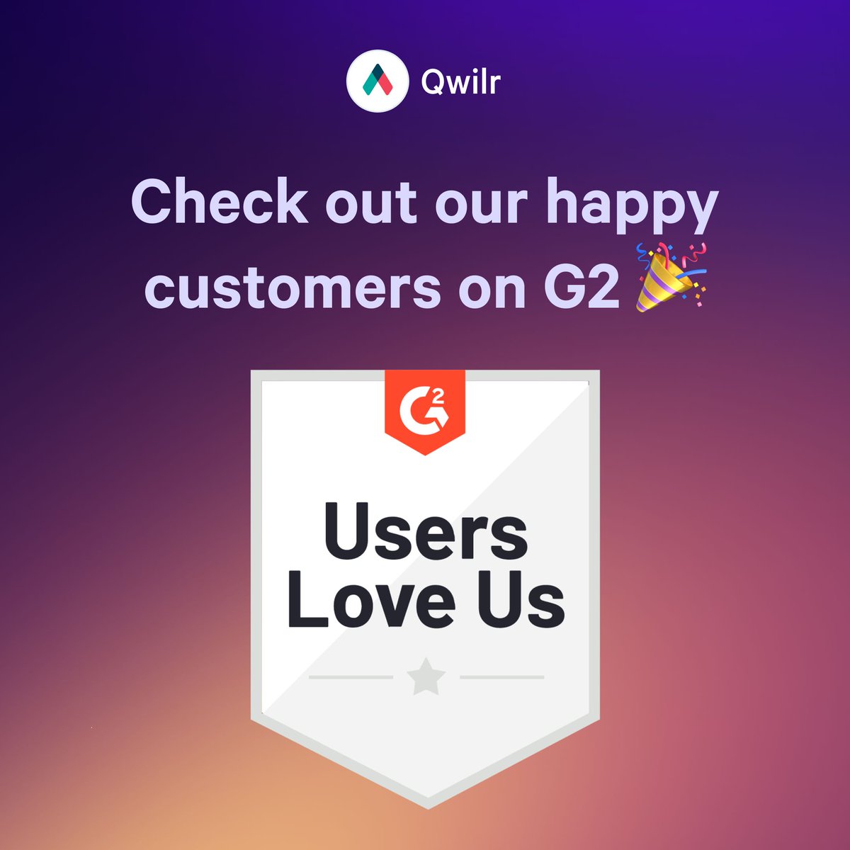 “Qwilr has changed the way we sell.”

Just one of 500+ 5* reviews on G2 🎉

Check it out &gt; buff.ly/3umJfHr