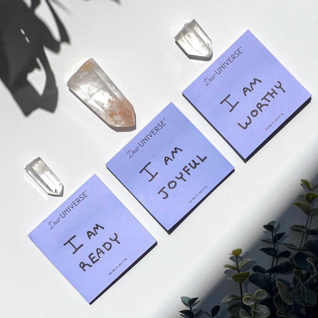 DearUNIVERSE365's tweet image. Make your affirmations connect to your heart. 

✦ DearUniverse.com

#dearuniverse #dearuniversejournal #sarahprout