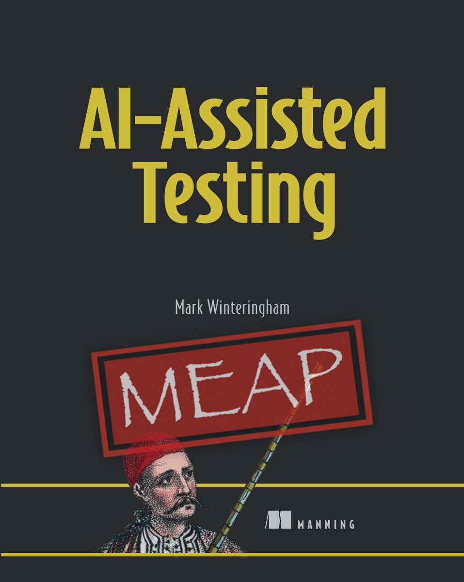 AI Assisted Testing continues to stay in the Manning's bestseller list after almost two months! If you haven't already, pick up a copy today and learn how you can use AI to support your testing. mng.bz/OPno