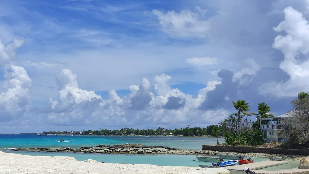 ambafrancefj's tweet photo. Dive into the serene beauty of #Funafuti this weekend! This 💎 in #Tuvalu boasts a rich tapestry of #marine 🪸 life, including orcas, 🐬 dolphins, and 🐙, alongside a variety of fish, corals &amp; algae. A paradise for nature lovers alike. PC 📸: Mrs. Mireille Borne #fridayvibe https://t.co/vwwgVJjQ3D