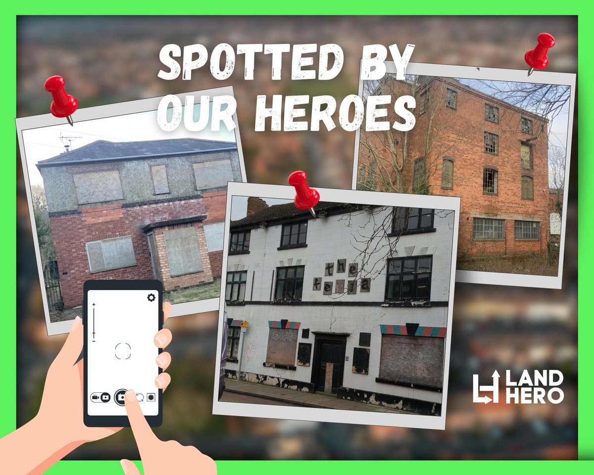 📸 Take a glimpse at the captivating photos shared by our Land Heroes this week! From snapshots of empty houses and disused bars to images of run-down offices – each photo captures the essence of spaces waiting for a revival.  

#LandHeroes #CaptureThePotential 📸