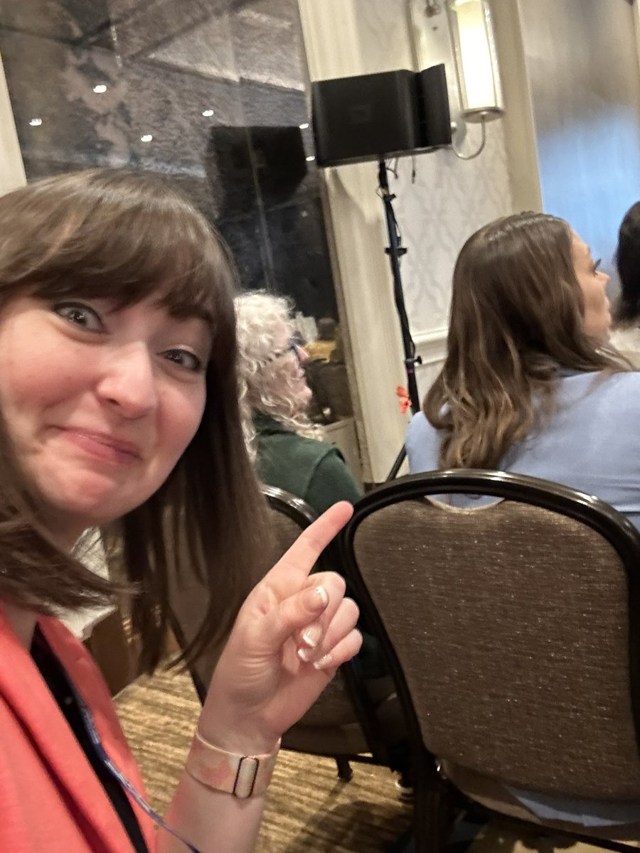 _Lacey_Ladd's tweet photo. Good morning from #PlainTalkNOLA! Here’s a little early morning #conferencegawking - I sat right behind Lindsey Kemeny! https://t.co/tlZqqgnRn6