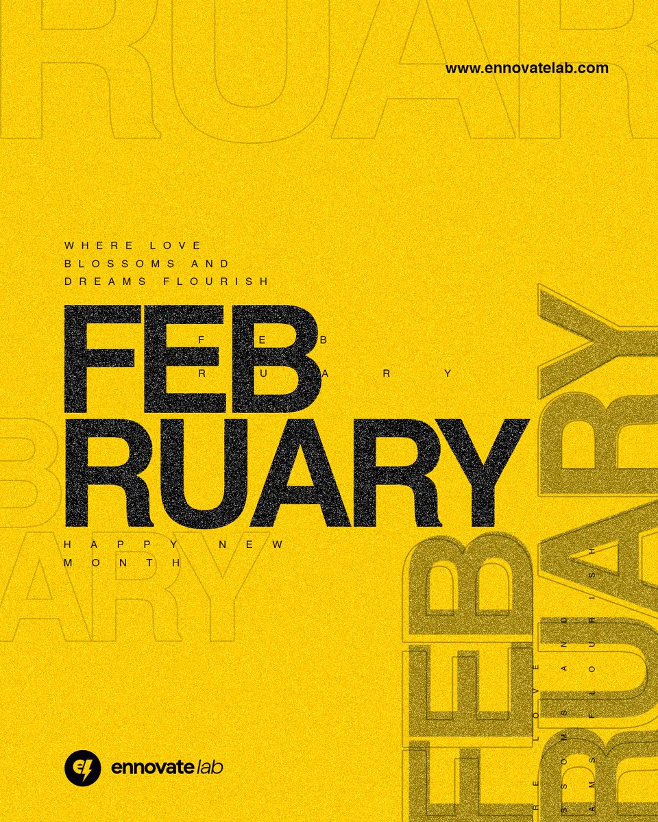 ennovatelab's tweet photo. Embracing February's embrace, where love blossoms and dreams flourish. Happy New Month!
#elab #ennovatelab #FebruaryMagic #LoveAndDreams https://t.co/ceqiSdYFMO