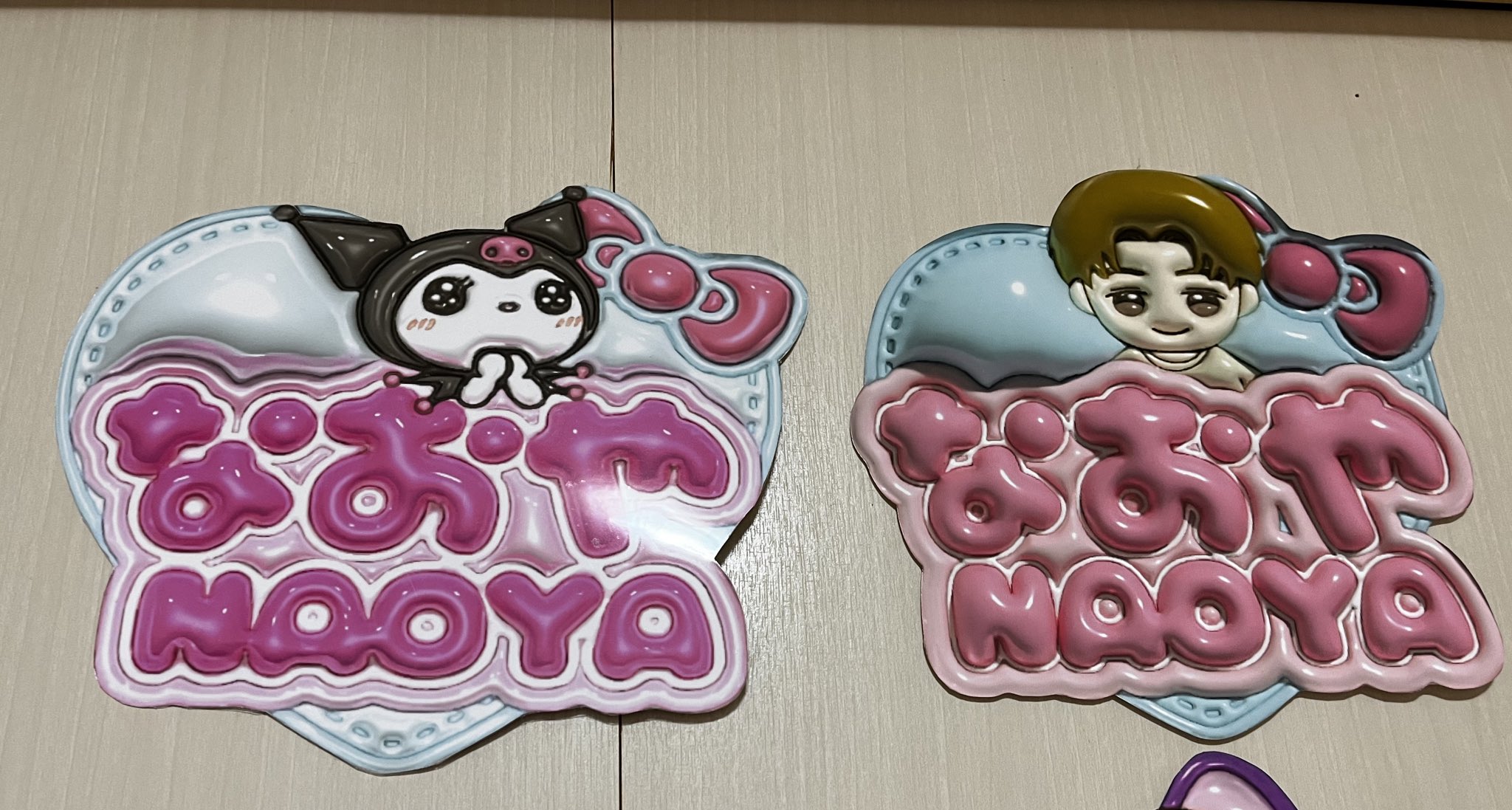 ☀️ ぷっくりネームボード ぷっくりネームボード さくらんぼデザイン🍒💫 オーダーメイド