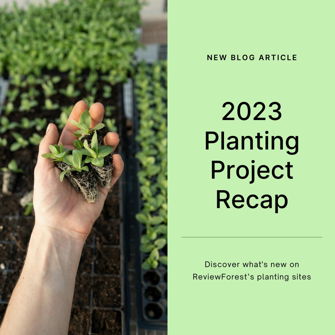 We hope you've settled into the new year comfortably. Now that the hustle and bustle of the new year have subsided, let's take a look at what our fantastic planting partners accomplished last year 🌳⁠
⁠
blog.reviewforest.org/de/ 💚⁠

<a href="/trilliontrees/">Plant-for-the-Planet 🌳 🌲 🌴</a>
@eden_reforest