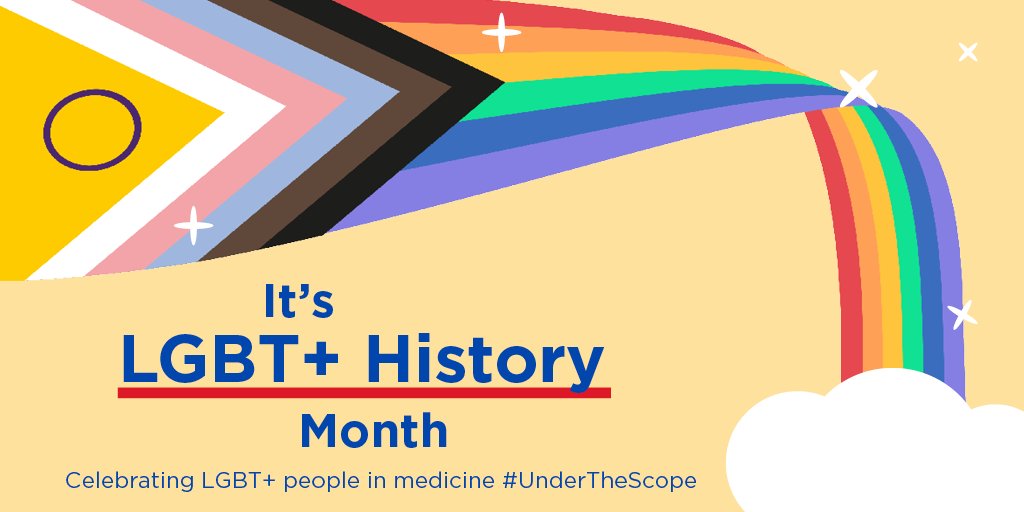 February is #LGBTHistoryMonth. In 2024, we focus on the huge contributions of LGBTQ+ people in medicine and healthcare #UnderTheScope. Find out more: lgbtplushistorymonth.co.uk/lgbt-history-m…