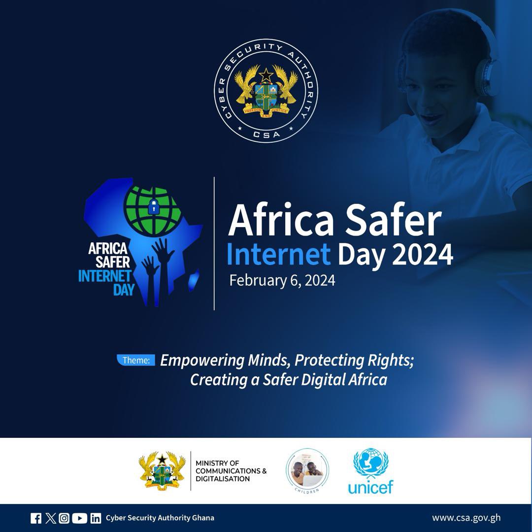 Africa Safer Internet Day (ASID) 2024 is in 5 days🌍🔒 

Let your voice be heard !#ChildOnlineProtection #ASID2024