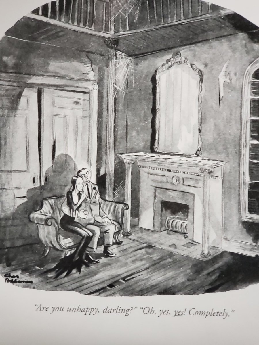 about says it all, doesn't it.  #charlesaddams #EmotionalWellBeing #theAddamsFamily #cartoon