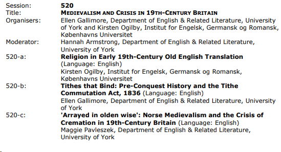 Ellen Gallimore (@emgallimore) on Twitter photo Very glad to see the Leeds IMC programme has come out. So excited for the panel I've organised with <a href="/kirstenogilby/">Kirsten Ogilby</a> in the 9am slot on Tuesday 2 July. Very glad to see the Leeds IMC programme has come out. So excited for the panel I've organised with <a href="/kirstenogilby/">Kirsten Ogilby</a> in the 9am slot on Tuesday 2 July.