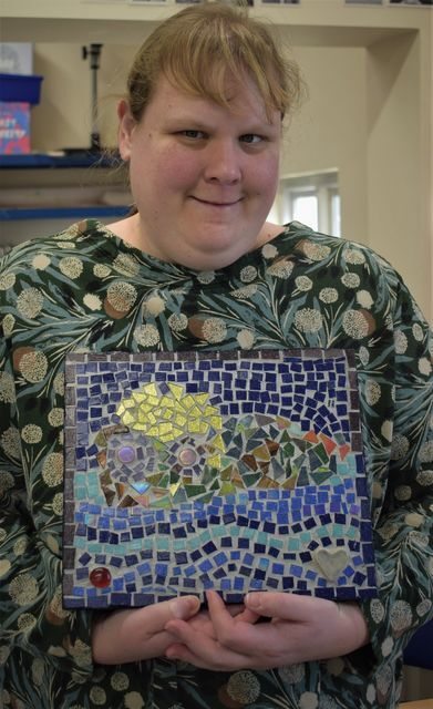 TheGrangeCentre's tweet photo. What an amazing work of art by Francesca of the Little Mermaid. Work like this takes months to create and needs a lot of patience so Well Done Francesca. https://t.co/940JHdbE1e