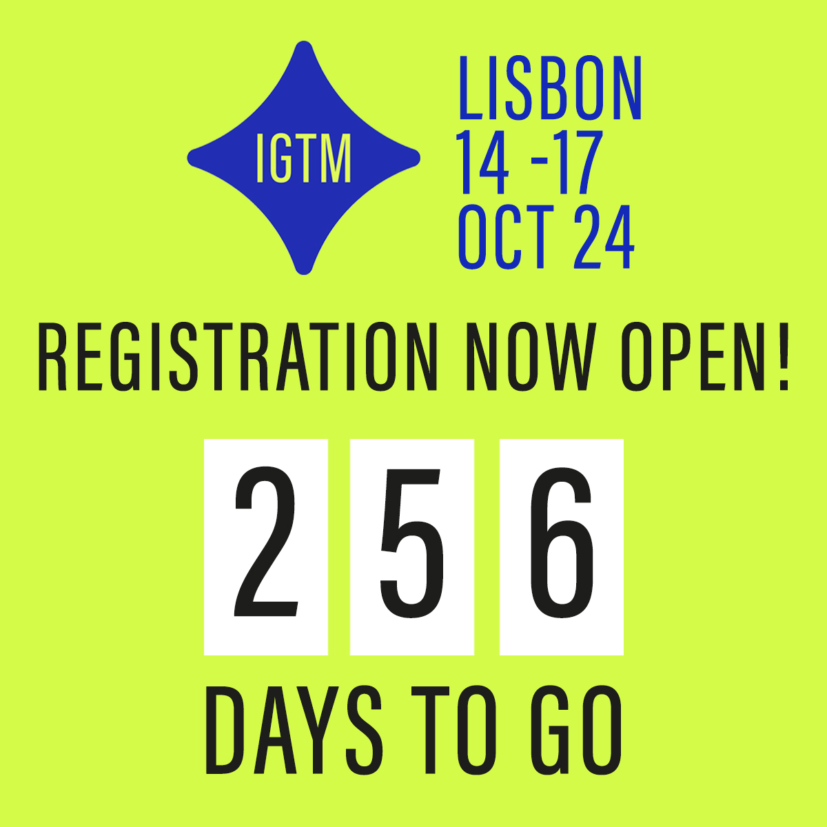Exhibitor registration now open ✅ IGTM 2023 was a huge success in Lisbon and we are looking forward to welcoming everyone to Portuguese capital once again this year. Further details about next year's conference will be announced shortly. igtmarket.com