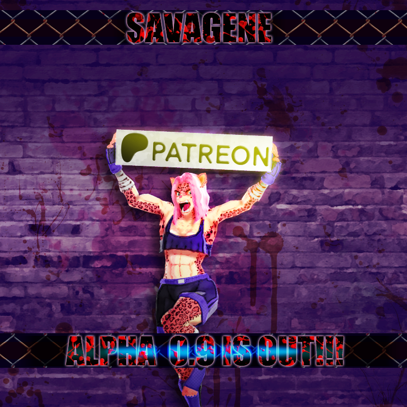 Savagene alpha 0.9 is released. Download it! See you on February 13 with alpha version 0.9.1! 0-massimo-0.itch.io/savagene Go to patreon if you want to try the new characters! patreon.com/user?u=87466932 #indiedev #gamedevs