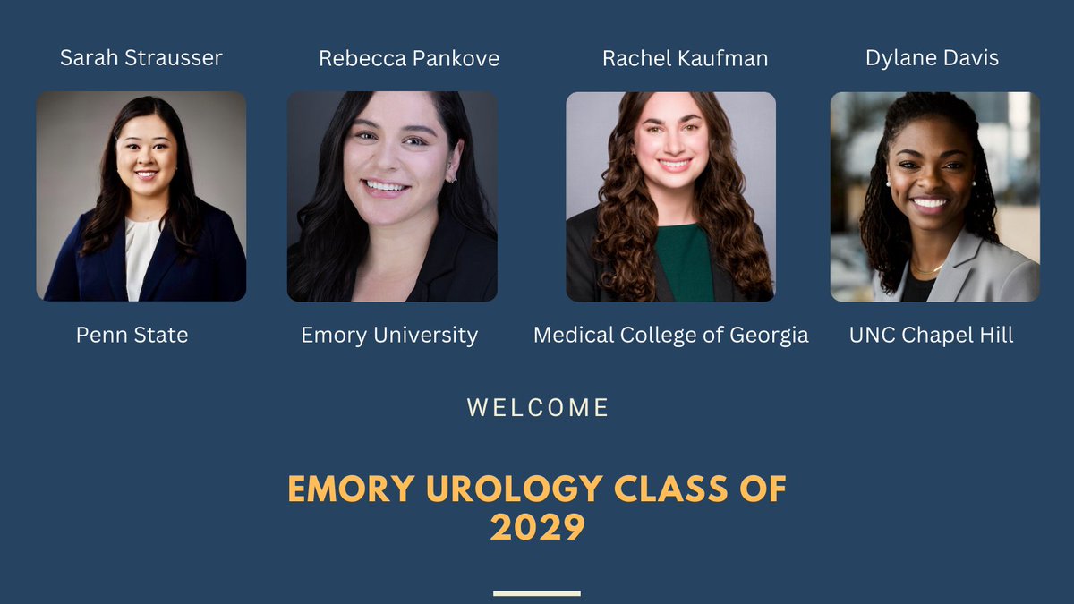 We are SO excited to have matched our Class of 2029! Congrats and welcome to the team! #UroSoMe #UroMatch2024