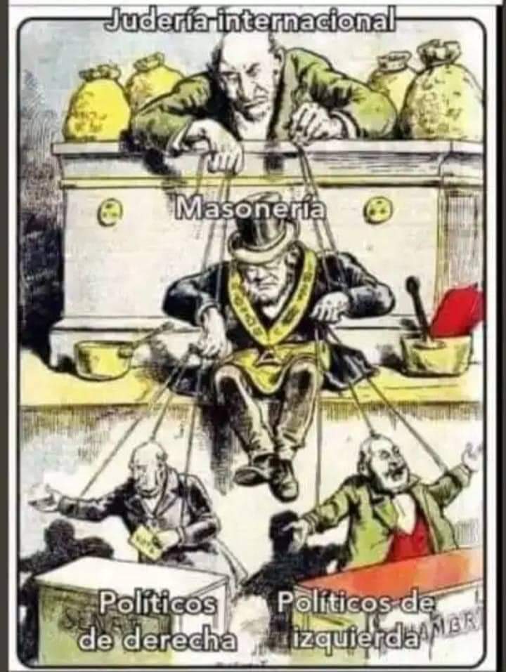 OVNIS_UFOs's tweet photo. @destapandolose1 @sallelorier @LuisLacallePou Los 🐍#BavarianIluminatis la #MafiaJazara los 🐍✡️#Rosthchild  controlan la 🐍#masonería , cuando logras vizualizar eso es más fácil entender cómo se han infiltrado en todos los partidos políticos en el 🌎 y organismos internacionales #OMS #FMI #WEF #CIA #FBI #M0ssad https://t.co/YaU14oYKKb