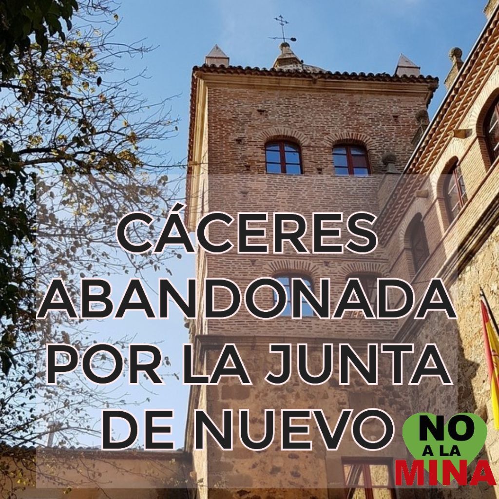 CÁCERES ABANDONADA POR LA JUNTA ANTE EL POTENCIAL MEGAVERTEDERO
En #Cáceres la minera propone un megavertedero de más de 500.000 tn/año con alto contenido en sulfuros, causantes del drenaje ácido minero; y arsénico, altamente tóxico, inodoro, incoloro e insípido, es uno de los...