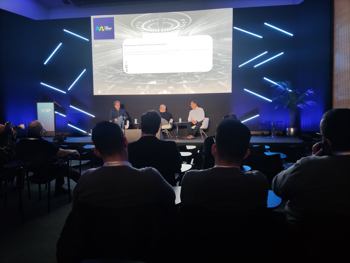 afialasociacion's tweet photo. AVL SUMMIT 🔗 ¡AVL SUMMIT by AFIAL no se detiene!
✅Navegando por el laberinto técnico de Eurovisión: Superar los retos con pantallas LED Columnas móviles.
👉 https://t.co/IA2JmHwJlt
📍 Espacio CC4.1.
🎙️ ¡Todavía puedes sumarte!
#AVLSummit · #ISE2024 · @ISE_Show https://t.co/XEHjtvbPOa
