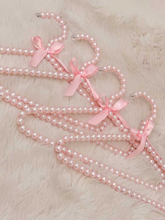 pink pearl hanger