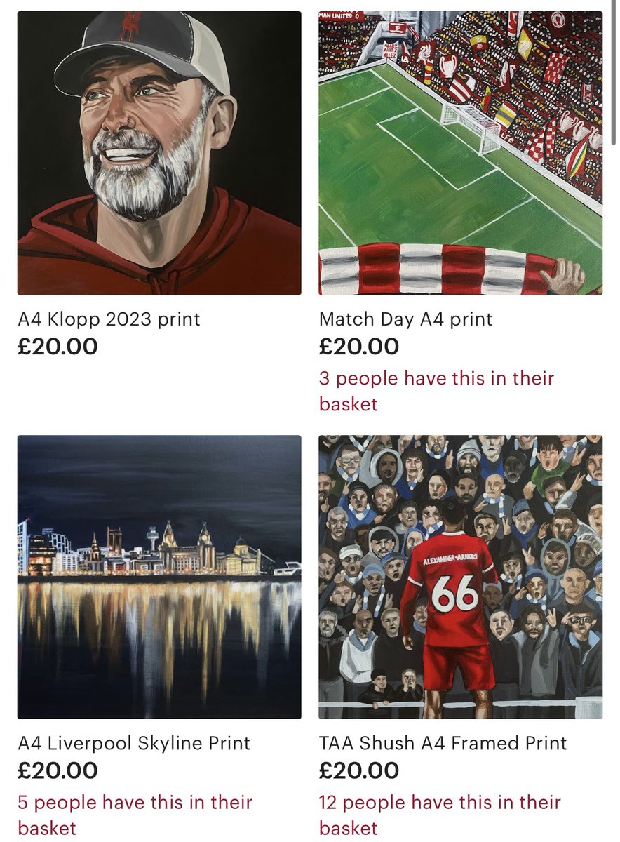 rudkin_abigail's tweet photo. KLOPP PRINTS 🔴🫶

I’ve restocked the Klopp prints on my store now! 

Order here👇

https://t.co/V1lIW9mPtx https://t.co/Kg9TBJTjs2