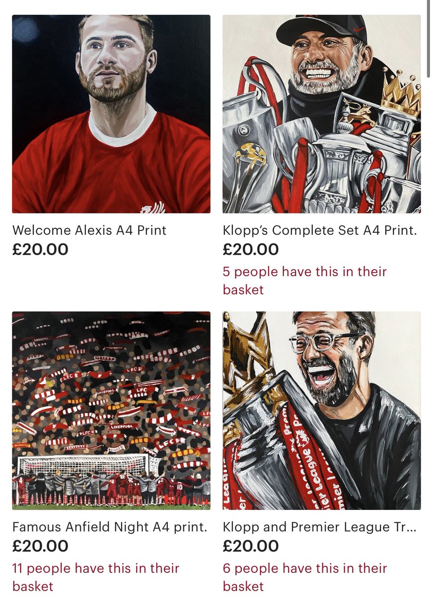 rudkin_abigail's tweet photo. KLOPP PRINTS 🔴🫶

I’ve restocked the Klopp prints on my store now! 

Order here👇

https://t.co/V1lIW9mPtx https://t.co/Kg9TBJTjs2