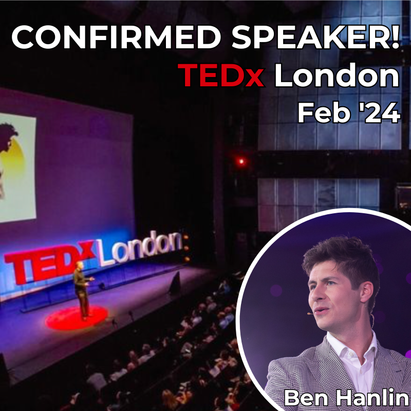 UGE NEWS: I’m speaking at @TEDxHultLondon ! After months of conversations with the brilliant team at TedXHultLondon, it has finally been confirmed that I will be one of their 6 speakers next month, 24th Feb. To say I am excited is an understatement!