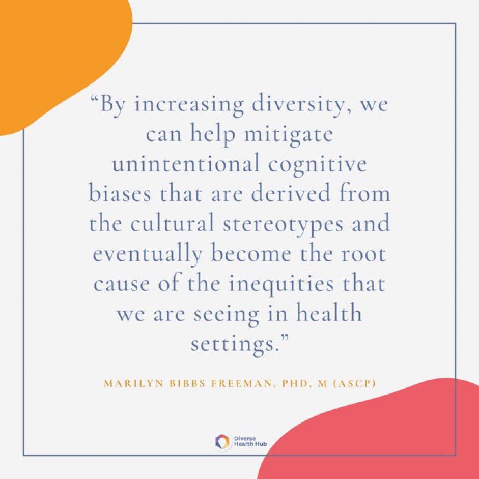 What Is the Impact of Unconscious Bias on Laboratory Diagnostics and Health Outcomes? Watch the full interview with Dr. Marilyn Bibbs-Freeman and @DHealthhub rb.gy/99067y