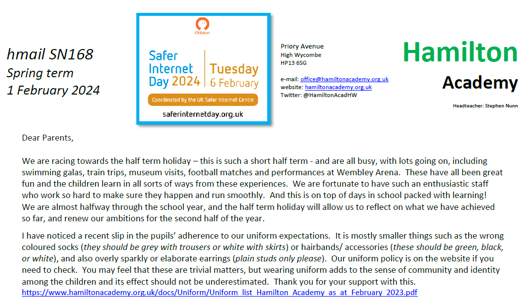 Hamilton Academy tweet media