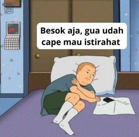 daily meme capek